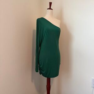 Moda International one shoulder dress/shirt Size large